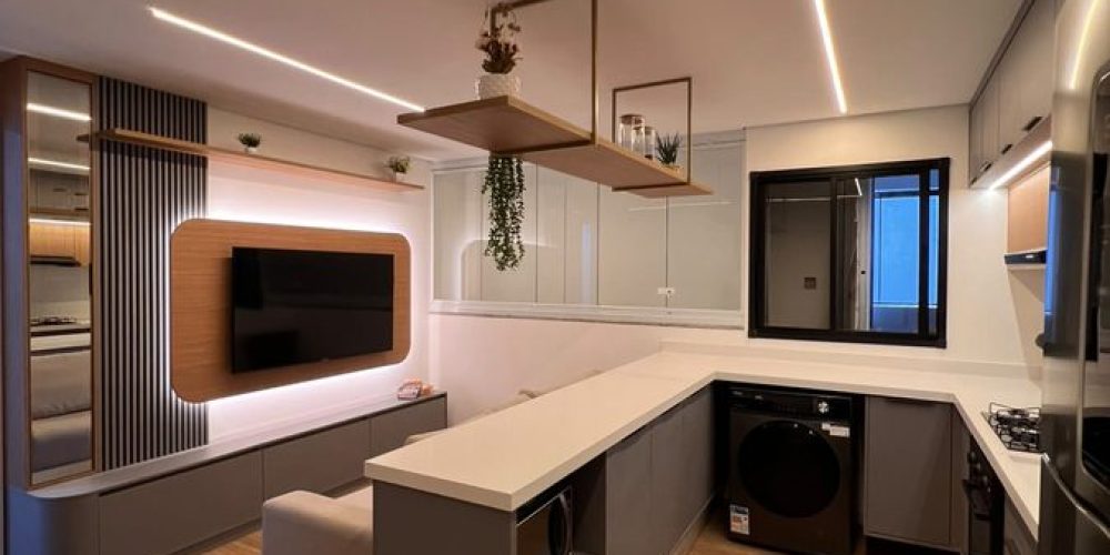 Sala e cozinha